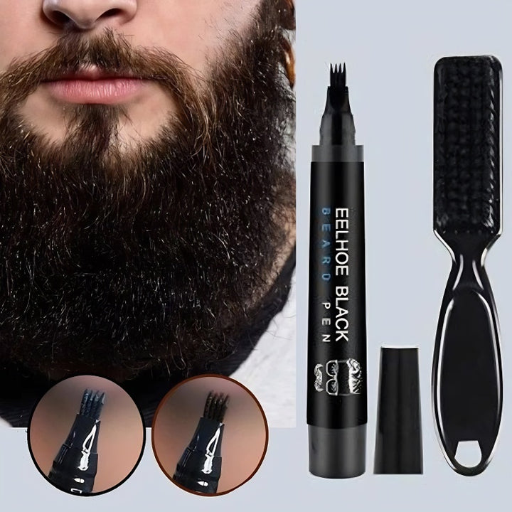 LÁPIZ DELINEADOR PARA BARBA PREMIUM 3 EN 1